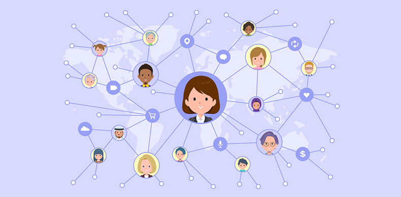 یکی از بهترین استراتژی‌هایی که کارآفرین‌ها می‌توانند شبکه‌های خود را با استفاده از آن بسازند این است که افرادی که ممکن است برای سایرین مفید باشند را به همدیگر متصل می‌کنند. در حقیقت این افراد کاری می‌کنند که افراد با یکدیگر ارتباط برقرار کنند.
